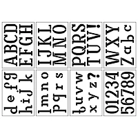 3" Skinny Serif Alphabet Stencils by Craft Smart®