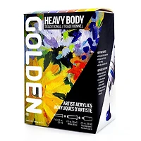 Golden® Heavy Body Acrylic Traditional Paint Set