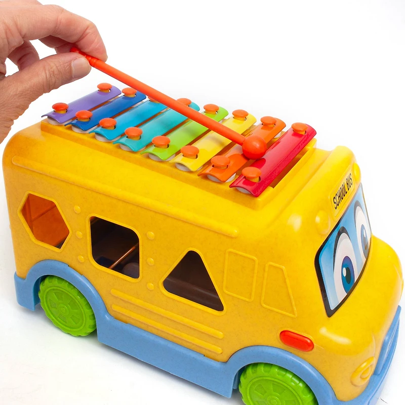 Roo Crew Xylophone School Bus Shape & Sort