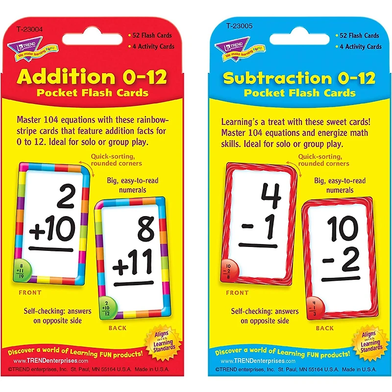 Trend Enterprises® Addition & Subtraction Bundle Set