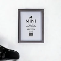 Gunmetal Mini Frame with Mat by Studio Décor®