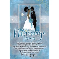 Marriage Prayer Whispers of the Heart Plaque with Easel