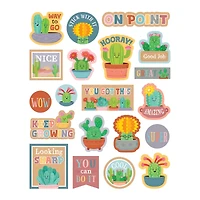 Teacher Created Resources® Happy Cactus Crew Stickers, 120 Per Pack, 12 Packs total of 1440