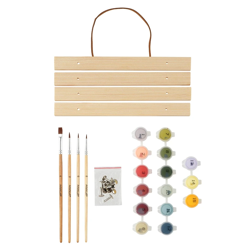 8" x 10" Road Trip Paint-by-Number Kit with Wood Display Hanger by Artist's Loft®