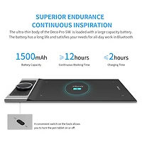 XPPen 9" x 5" Deco Pro SW Bluetooth Graphics Drawing Tablet