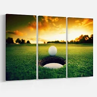 Designart - Golf Ball Near Hole