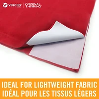 VELCRO® Brand Sleek & Thin™ White Stick On Fastener Rectangle