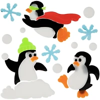 Double-Sided Christmas Gel Window Clings, 6ct.