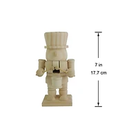 7" Soldier Drummer DIY Pinewood Nutcracker by Make Market®