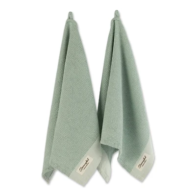 DII® Jadeite Washed Waffle Woven Dishtowels, 2ct.