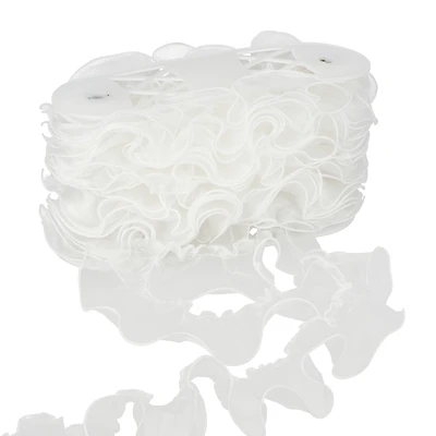 3" Organza Ruffle Wired Trim by Celebrate It