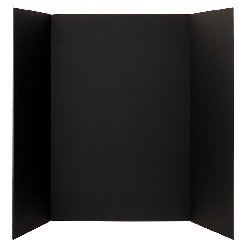 Black 36" x 48" Foam Tri-Fold Display Board