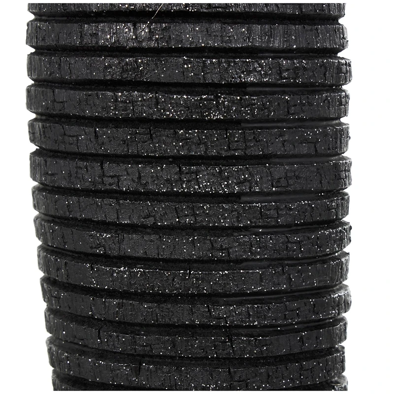 3.5ft. Black Abstract Ribbed Figure Sculpture