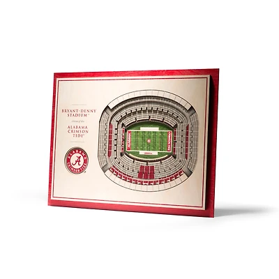 NCAA 5-Layer StadiumView Wall Art