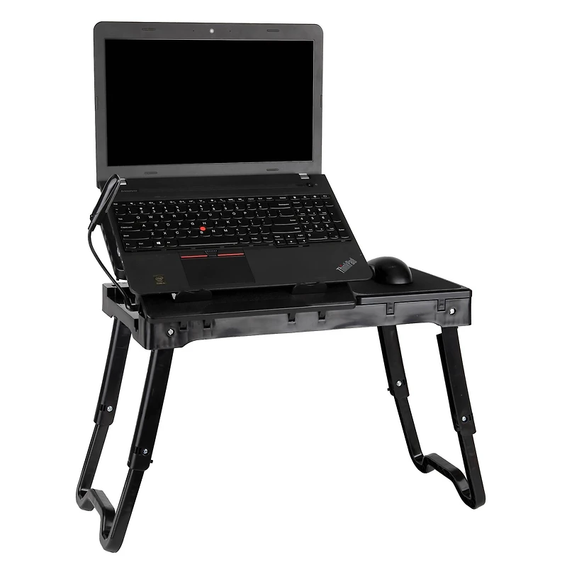 Mind Reader Cooling Laptop Desk with USB Hub, Fan & Mousepad