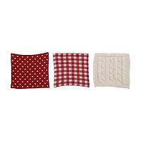Hello Honey® Cotton Knit Dish Cloth Set in Cotton Bag