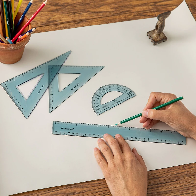 6 Pack: 12" Ruler Combo Set by Artist’s Loft™