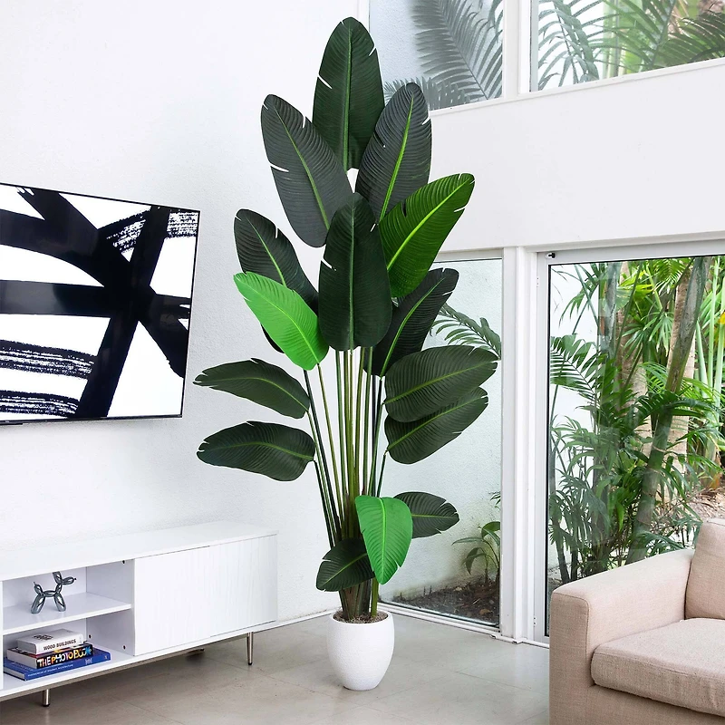 9ft. Potted Artificial Travelers Palm Tree