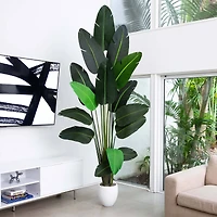 9ft. Potted Artificial Travelers Palm Tree