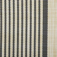 DII® Black Middle Stripe PVC Woven Placemat, 6ct.