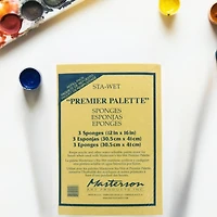 Masterson Sta-Wet® Premier Palette Sponge Refills, 3ct.