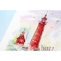 MP Studia Sea Harbour Cross Stitch Kit