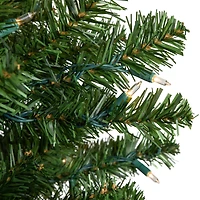 6ft. Pre-Lit Balsam Pine Artificial Christmas Tree, Clear Lights