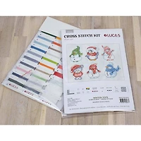 Luca-S Winter Toys Plastic Canvas Counted Cross Stitch Kit