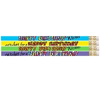 Musgrave Pencil Company Happy Birthday Wishes Pencil, 12 Packs of 12