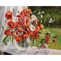 Crafting Spark Diamond Painting Kit Poppies Crafting Spark