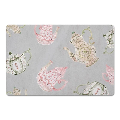 Tea Pot Pattern Floor Mat