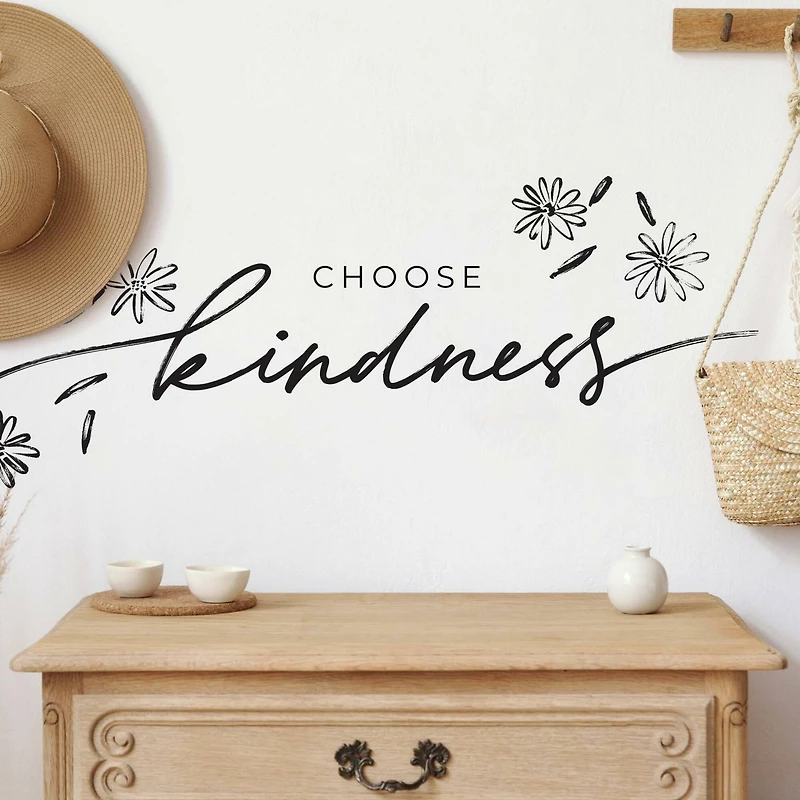 RoomMates Choose Kindness Peel & Stick Giant Wall Decals