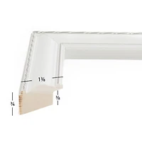 4 Pack Craig Frames Victoria White & Silver Picture Frame