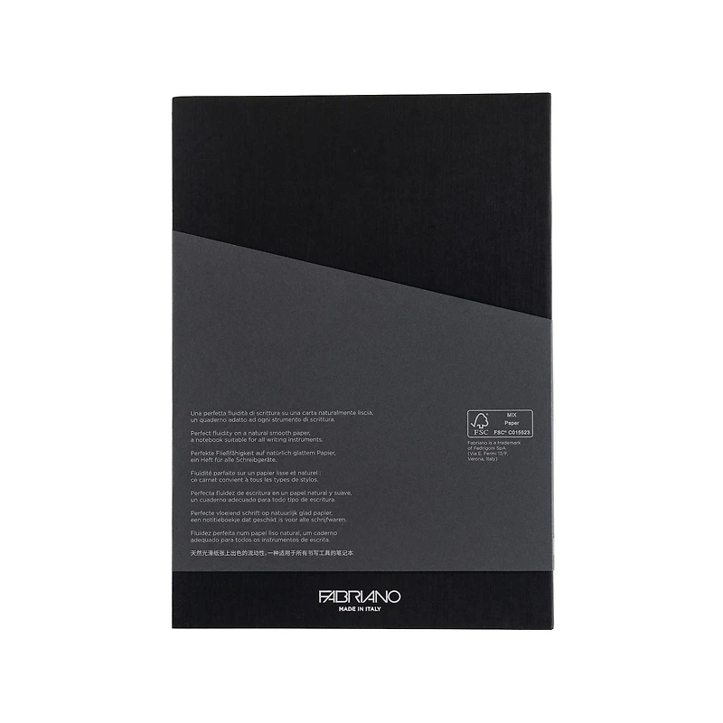 Fabriano® EcoQua Plus A4 Lined Glue-Bound Notebook