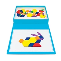 Junior Learning® Magnetic Rainbow Pattern Blocks, 100ct.