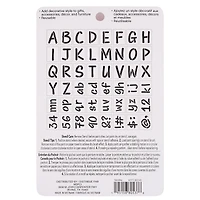4.5" Alphabet Stencils by Craft Smart®