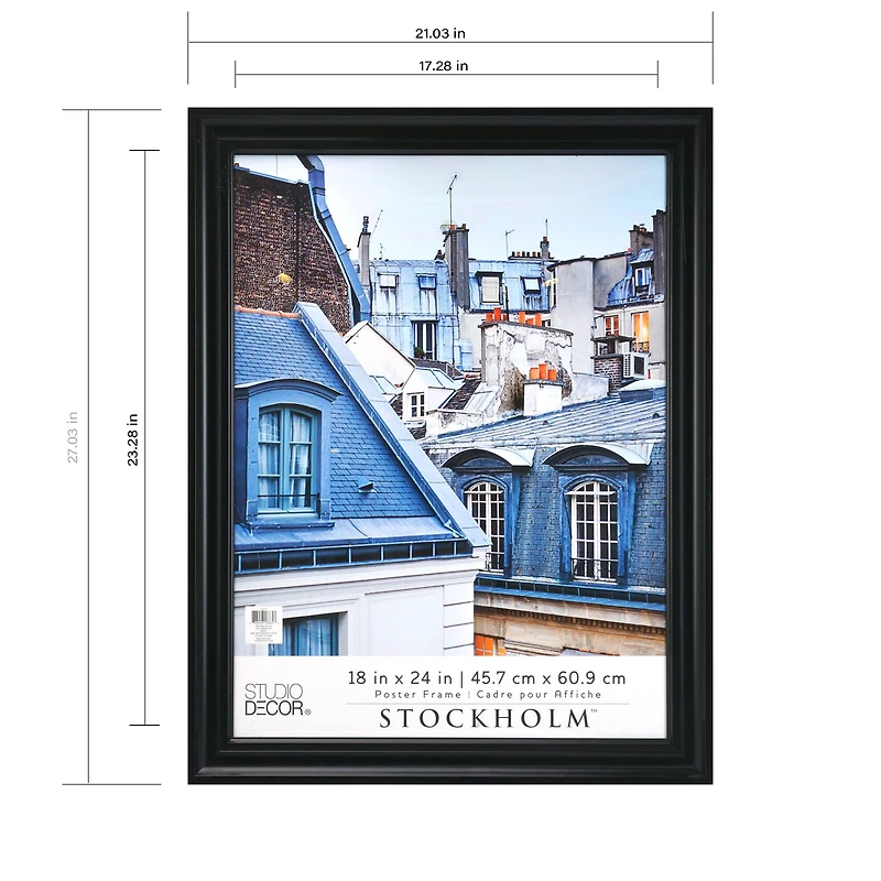 Stockholm™ Black Poster Frame by Studio Décor