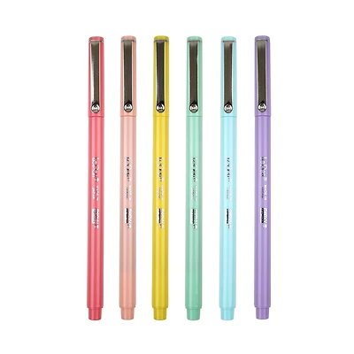 Marvy® Uchida LePen® Extra Fine 6 Color Pastel Pen Set