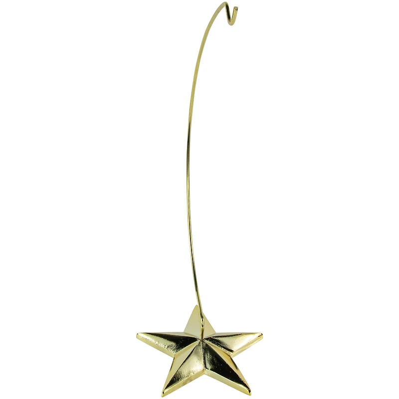 Star Ornament Holder Christmas Display Stand - 12.5" - Gold
