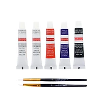 5" x 5" Spider in Web Canvas Painting Kit by Craft Smart®