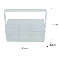 Simplify 7" Cosmetic & Jewelry Holder With Carrying Handle