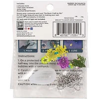 Jewelry Made By Me Resin Craft Flower Drop Pendant Mini Kit