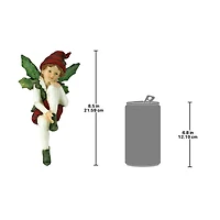 Design Toscano 8.5" Santa's Christmas Elves Shelf Sitter Emmanuel Statue