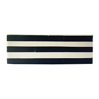 Hello Honey® 7" Black & White Striped Triangular Box