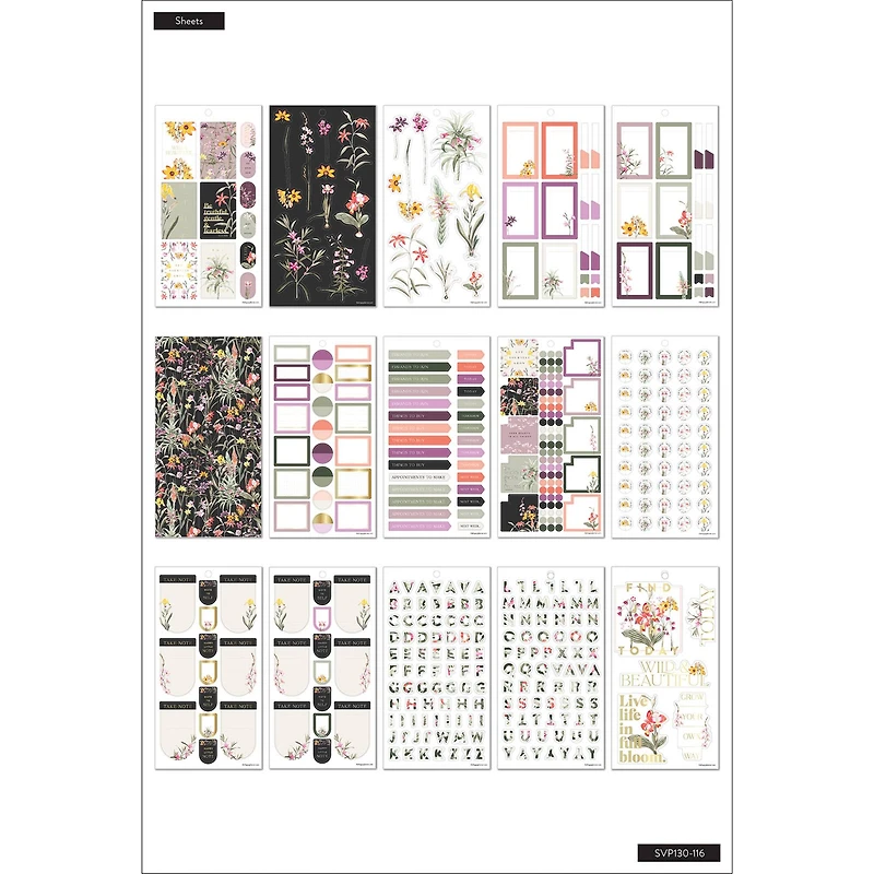 The Happy Planner® Fresh Botanicals Sticker Book