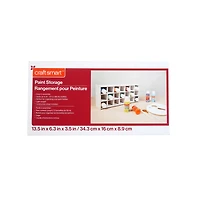 13.5" White Paint Storage Box by Craft Smart™