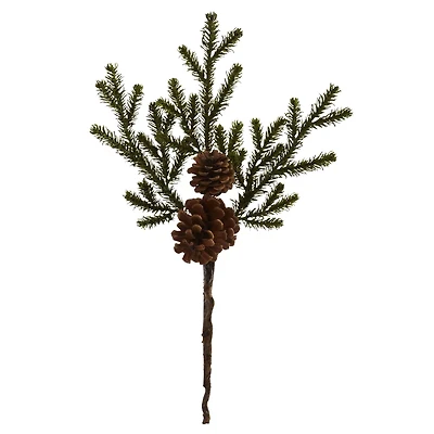 19" Pine & Pinecone Pick, 12ct.