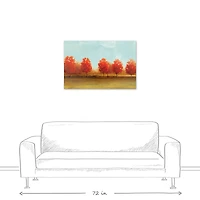 Fall Day Trees 36" x 24" Canvas Wall Art