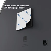 Umbra Titanium Hubba Pebble Mirror Set 