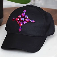 CousinDIY Silver Siam AB Glass Sew-On Rhinestones, 32ct.